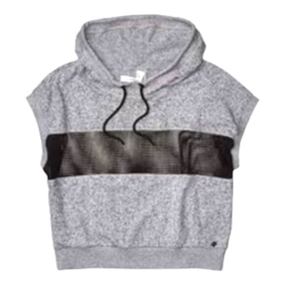 Lorna Jane Women's Grey/Black Mesh Short Sleeve Pullover XSmall 0-4 BOGO - Picture 1 of 11